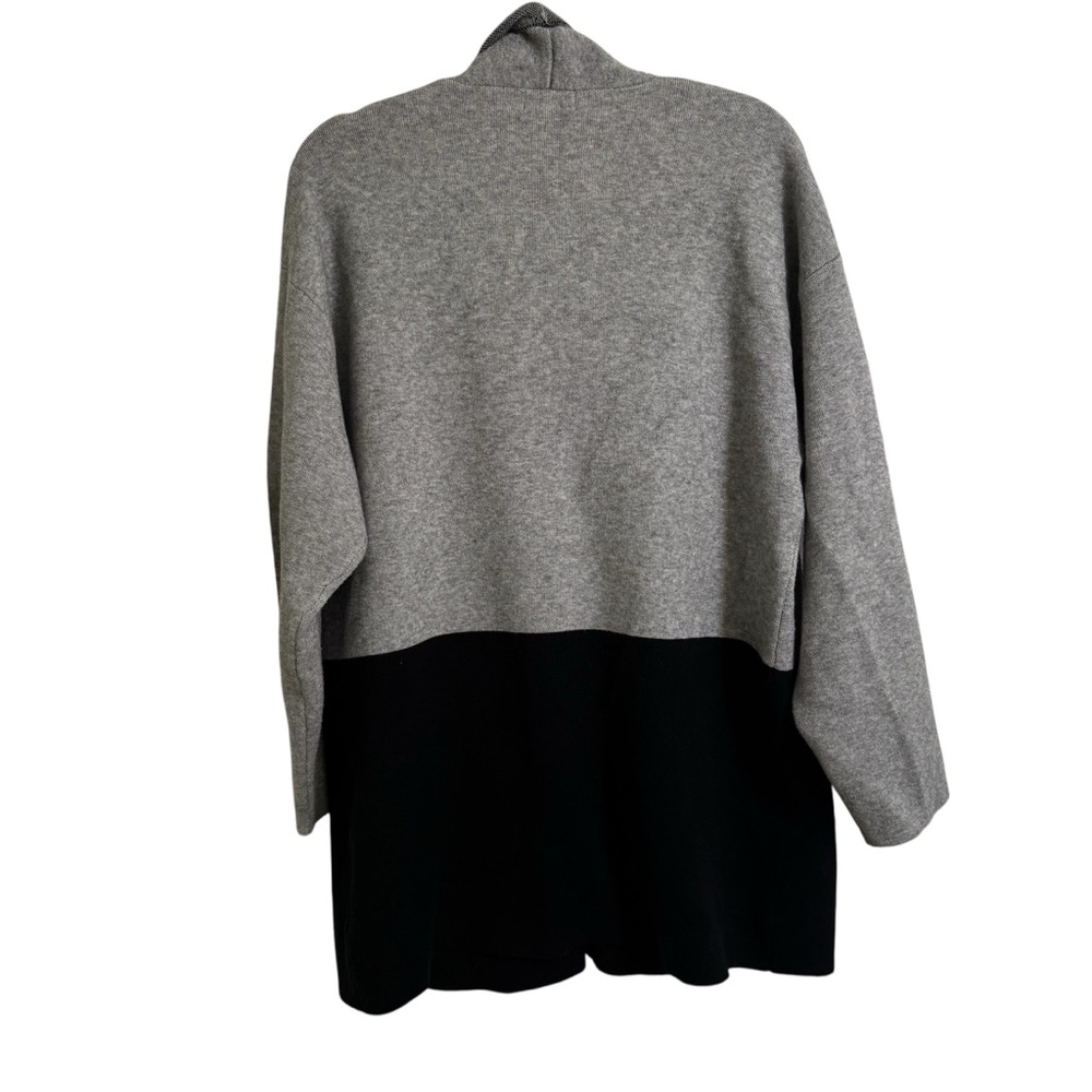 Autumn Sky Gray & Black Tailored Cardigan XL - Picture 2 of 8
